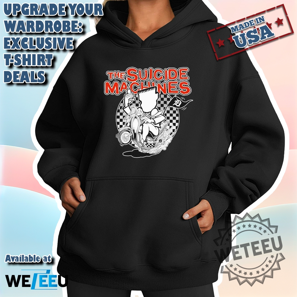 The Suicide Machines Detroit Tigers Fat Wreck Chords T-shirt 4 The Suicide Machines Detroit Tigers Fat Wreck Chords T-shirt