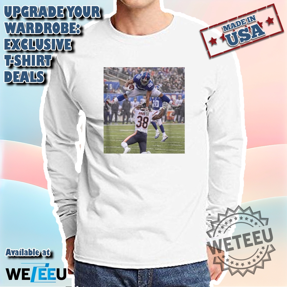 Iconic Nfl Football Player Tee Saquon Barkley Hurdle Tshirt 5 Iconic NFL Football Player Tee - Saquon Barkley Hurdle T-Shirt