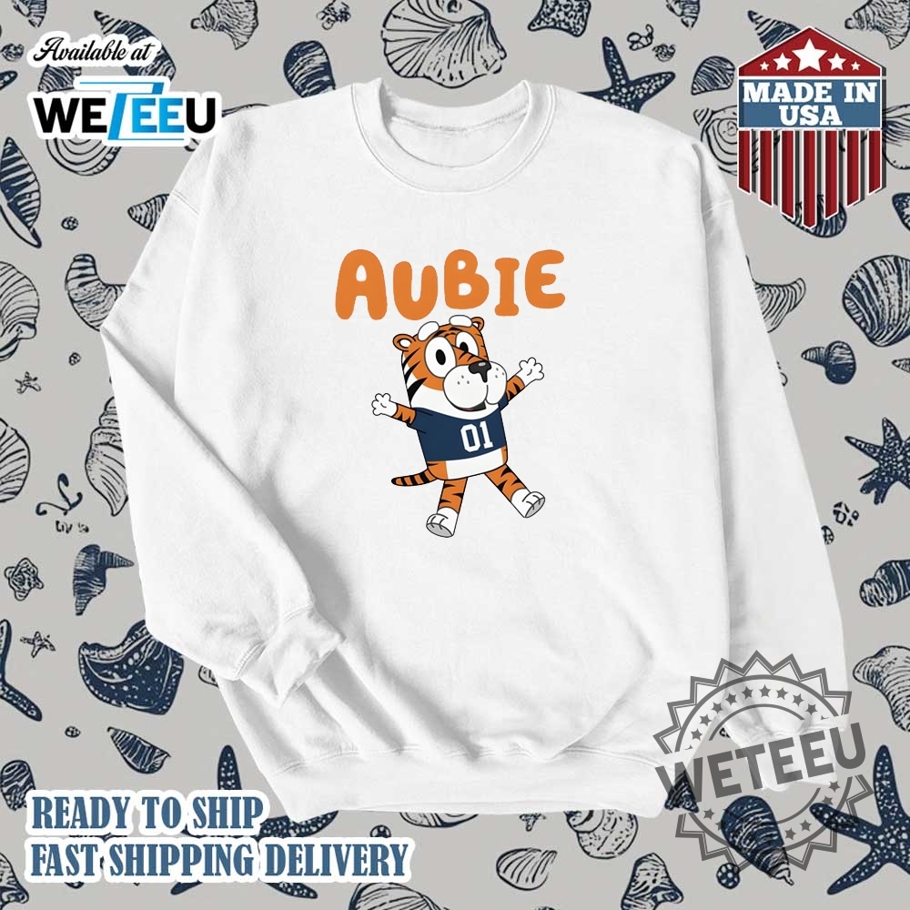 Aubie Tiger Bluey Muffin Heeler Auburn Tigers Tshirt 5 Aubie Tiger Bluey Muffin Heeler Auburn Tigers T-Shirt