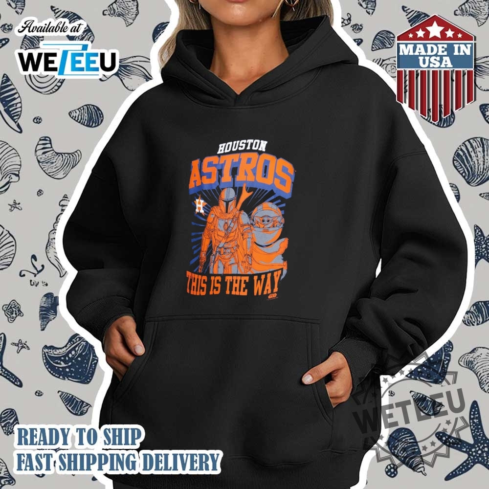 Houston Astros Navy Star Wars This Is The Way Tshirt 4 Houston Astros Navy Star Wars This is the Way T-Shirt