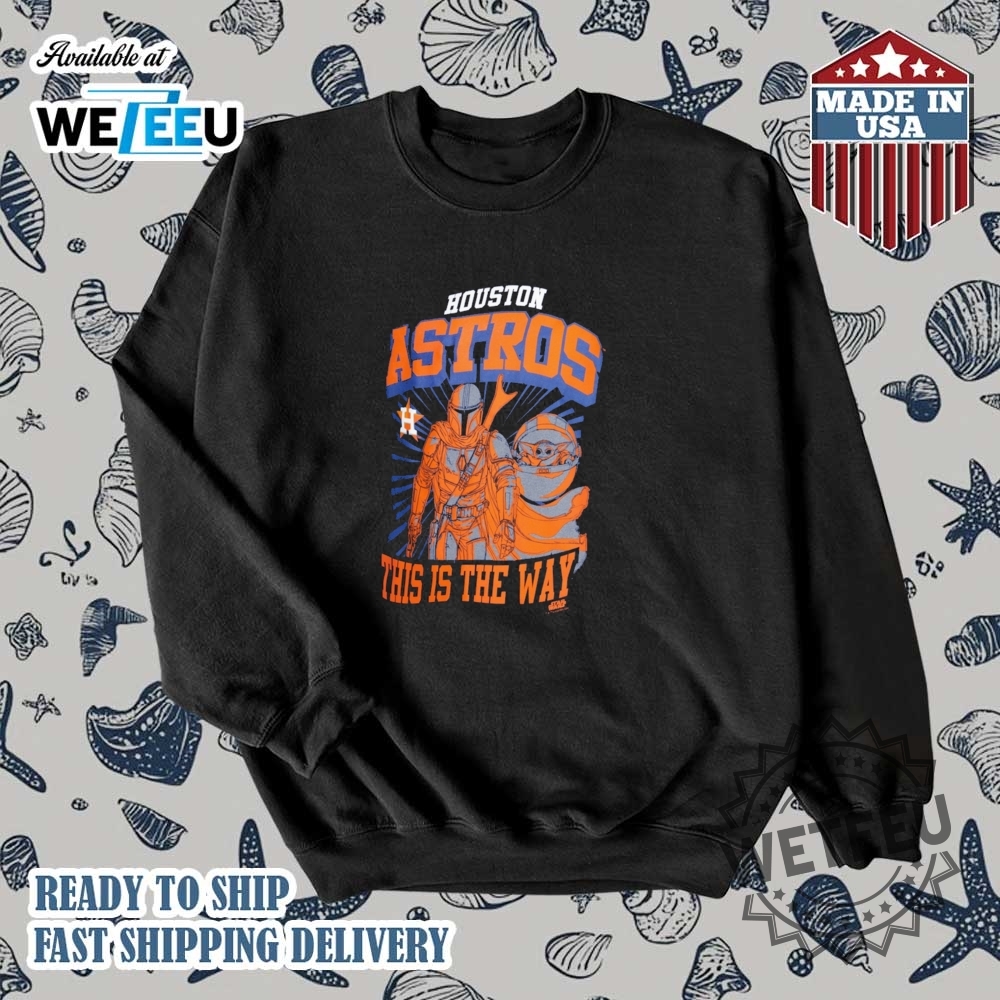 Houston Astros Navy Star Wars This Is The Way Tshirt 5 Houston Astros Navy Star Wars This is the Way T-Shirt
