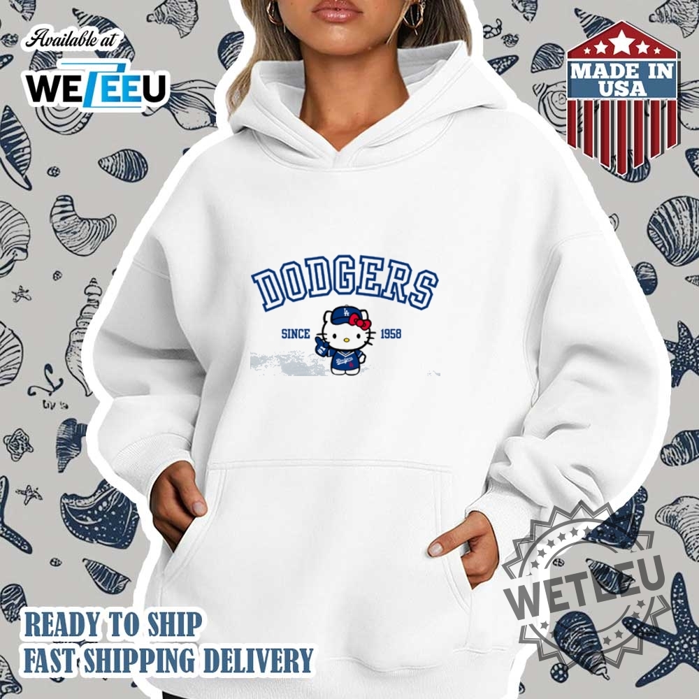 Hello Kitty X Dodgers Tshirt 4 Hello Kitty X Dodgers T-shirt