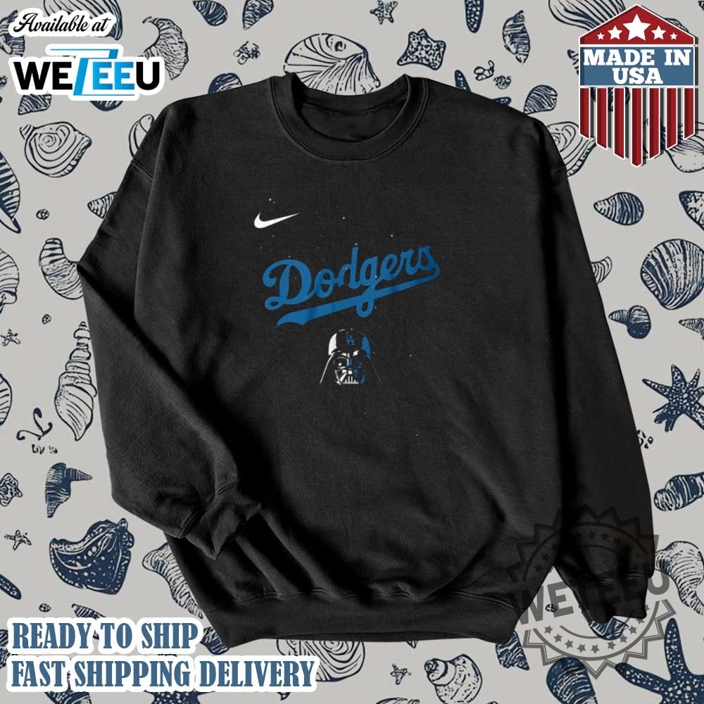 La Dodgers X Stars Wars Black Shirt 5 LA Dodgers x Stars Wars Black Shirt