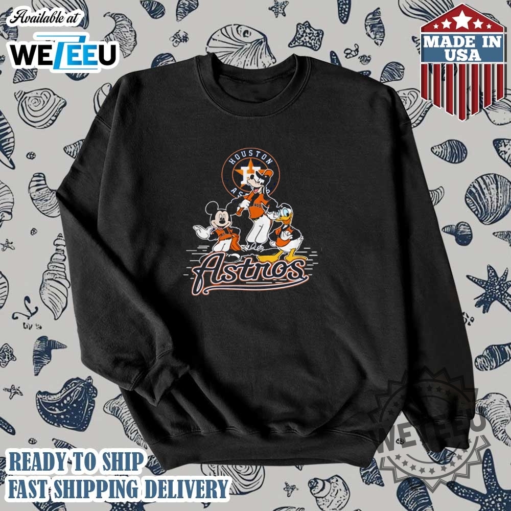 Funny Mickey Mouse Goofy And Donald Duck Houston Astros Shirt 5 Funny Mickey Mouse Goofy And Donald Duck Houston Astros Shirt