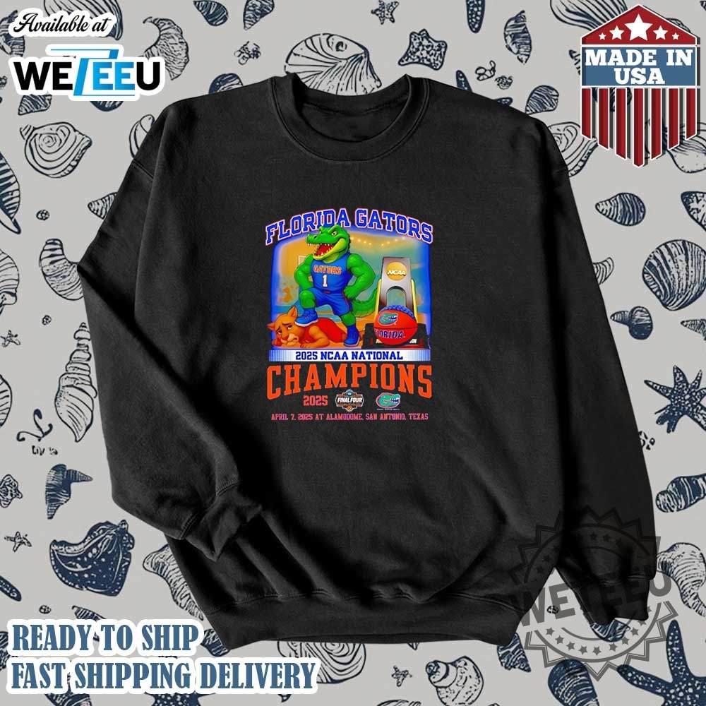 Vintage Florida Gators 2025 Ncaa National Champions Mascot Shirt