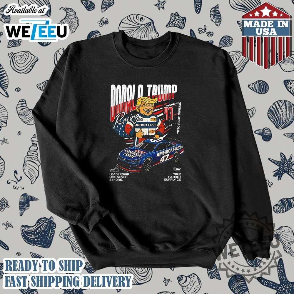 Donald Truck Cartoon Usa Flag Shirt 5 Donald Truck cartoon USA flag shirt