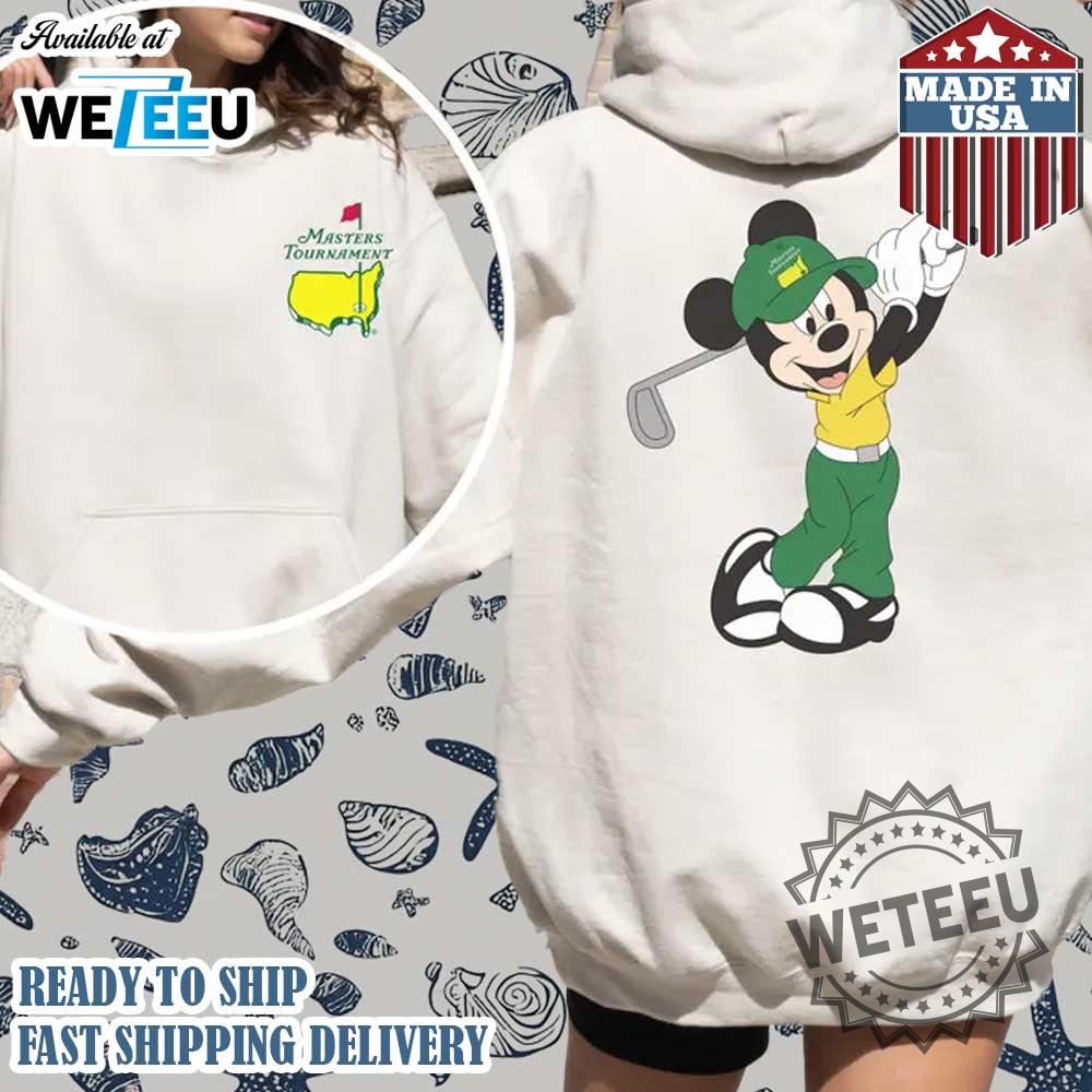 Disney Mickey Masters Golf Tournament Sweatshirt Doublesided Golf Lover Shirt 7 Disney Mickey Masters Golf Tournament Sweatshirt – Double-Sided Golf Lover Shirt
