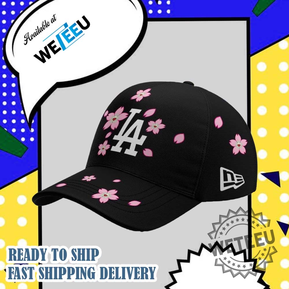 Mlb World Tour Tokyo Series 2025 Dodgers Black Cap Official Fan Hat