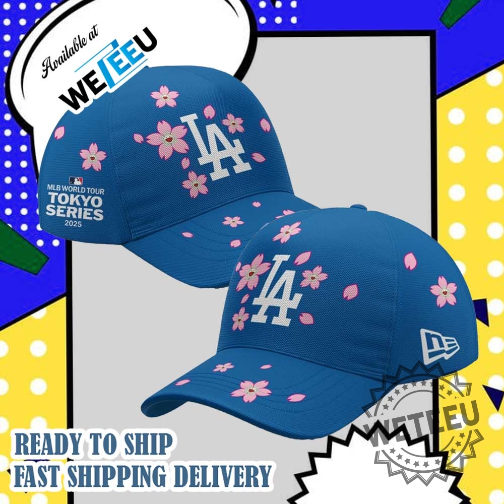 Mlb World Tour Tokyo Series 2025 Dodgers Navy Cap Exclusive Fan Hat