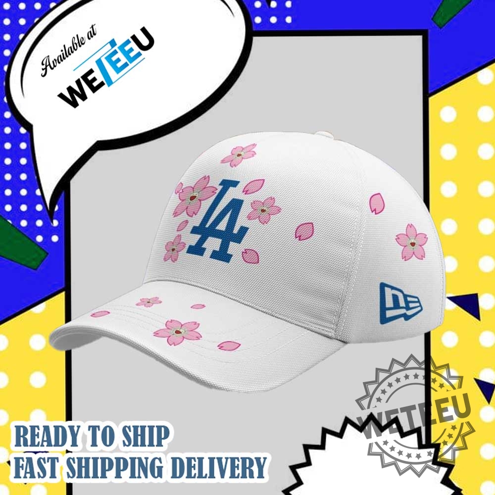 Mlb World Tour Tokyo Series 2025 Dodgers White Cap Baseball Fan Cap