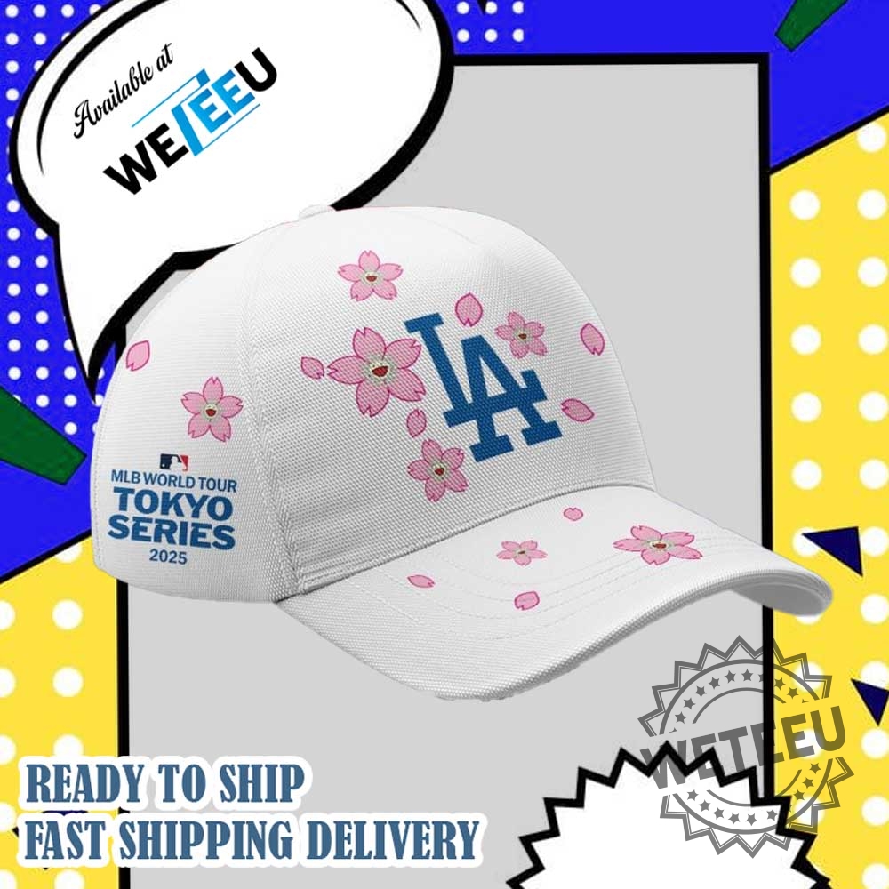 Mlb World Tour Tokyo Series 2025 Dodgers White Cap Baseball Fan Cap 3 MLB World Tour Tokyo Series 2025 Dodgers White Cap – Baseball Fan Cap