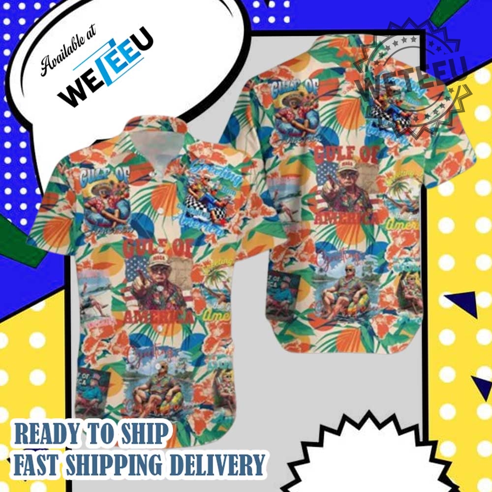 "Find Unique Pope Francis and Hip Hop Tribute Shirts Online" 7 Gulf Of America Trump Floral Aloha Summer Vacay Mode 3D Hawaii Shirt