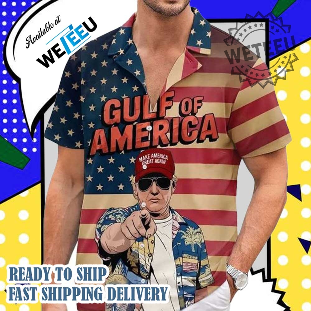 "Find Unique Pope Francis and Hip Hop Tribute Shirts Online" 8 Trump Maga Gulf Of America Hawaiian Shirt