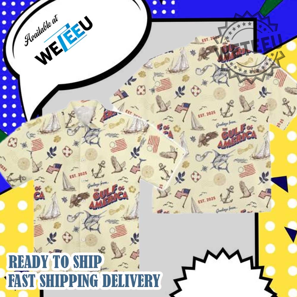 "Find Unique Pope Francis and Hip Hop Tribute Shirts Online" 10 The Gulf Of America Hawaiian Shirt