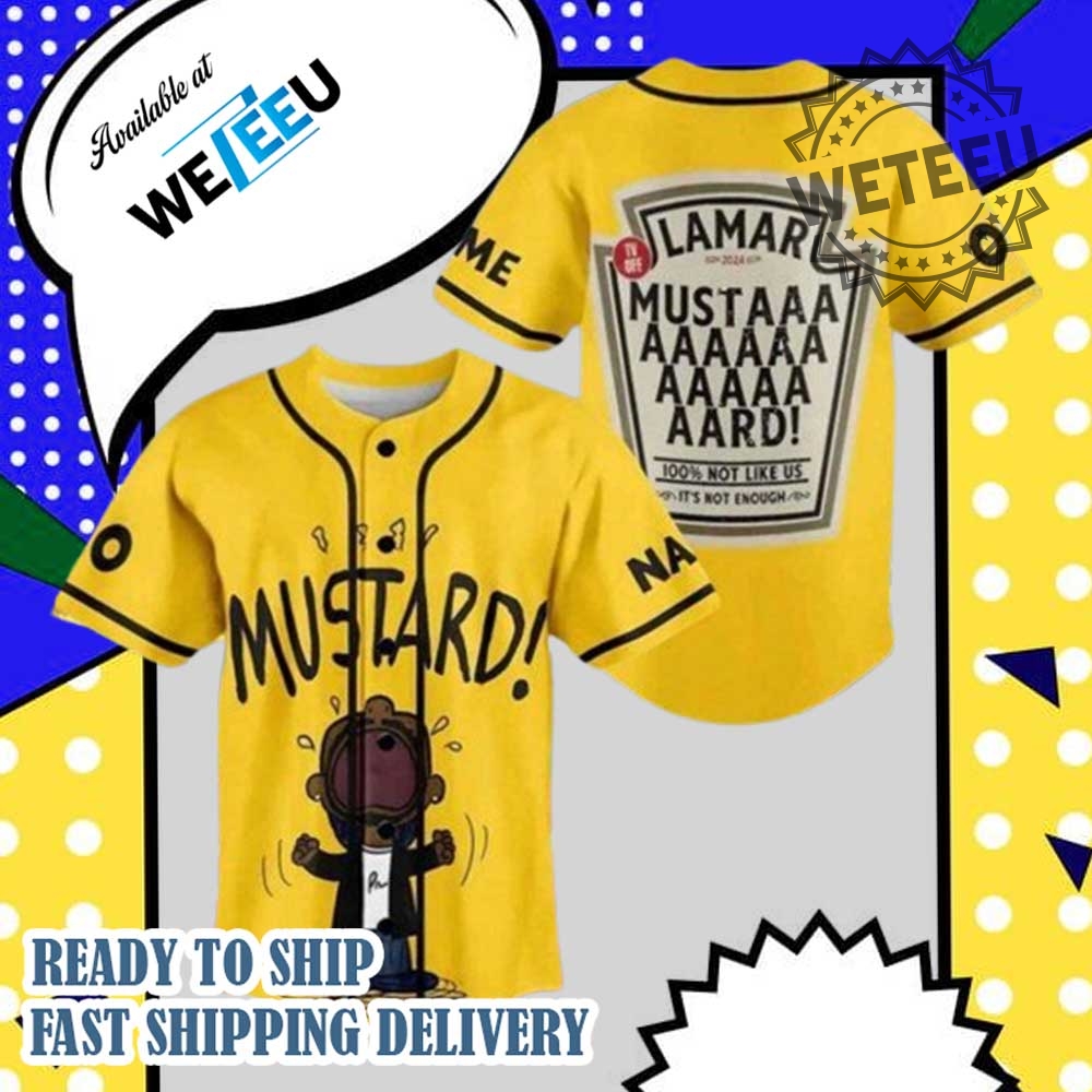 Kendrick-Lamar-Mustard-Yellow-Baseball-Jersey-2025-Custom-Name-And-Mustaaard-Design-weteeu_1