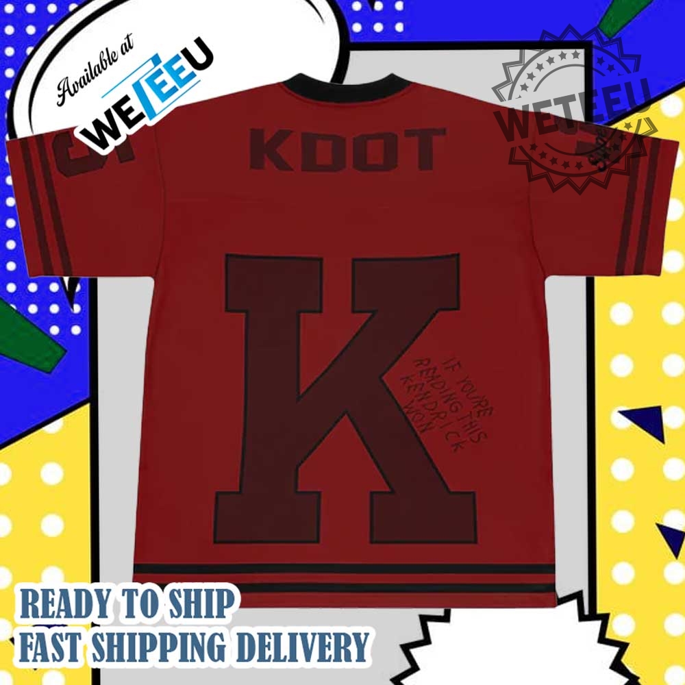 Kendrick Lamar Red Custom Jersey 2025 Tour Shirt Signed With Humble Artwork 3 Kendrick Lamar Red Custom Jersey 2025 Tour Shirt – Signed with HUMBLE Artwork