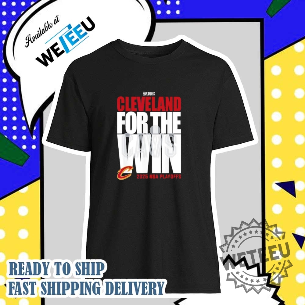"Top 2025 Cavaliers and Heat NBA Apparel: Show Your Support" 5 Cleveland Cavaliers For The Win 2025 Playoffs Shirt Nba Playoff Collection