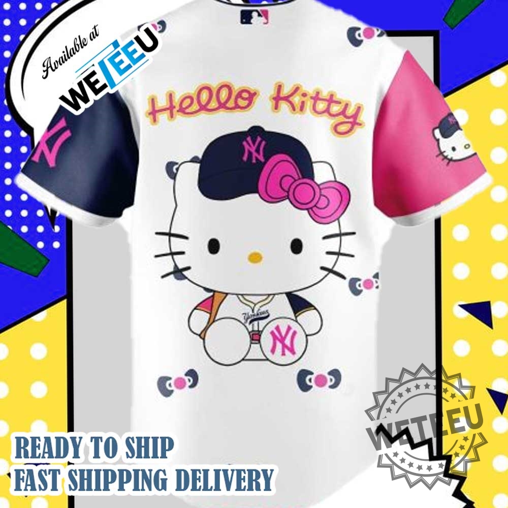New York Yankees Mlb X Hello Kitty 2025 New Jersey Edition 5 New York Yankees MLB x Hello Kitty 2025 New Jersey Edition