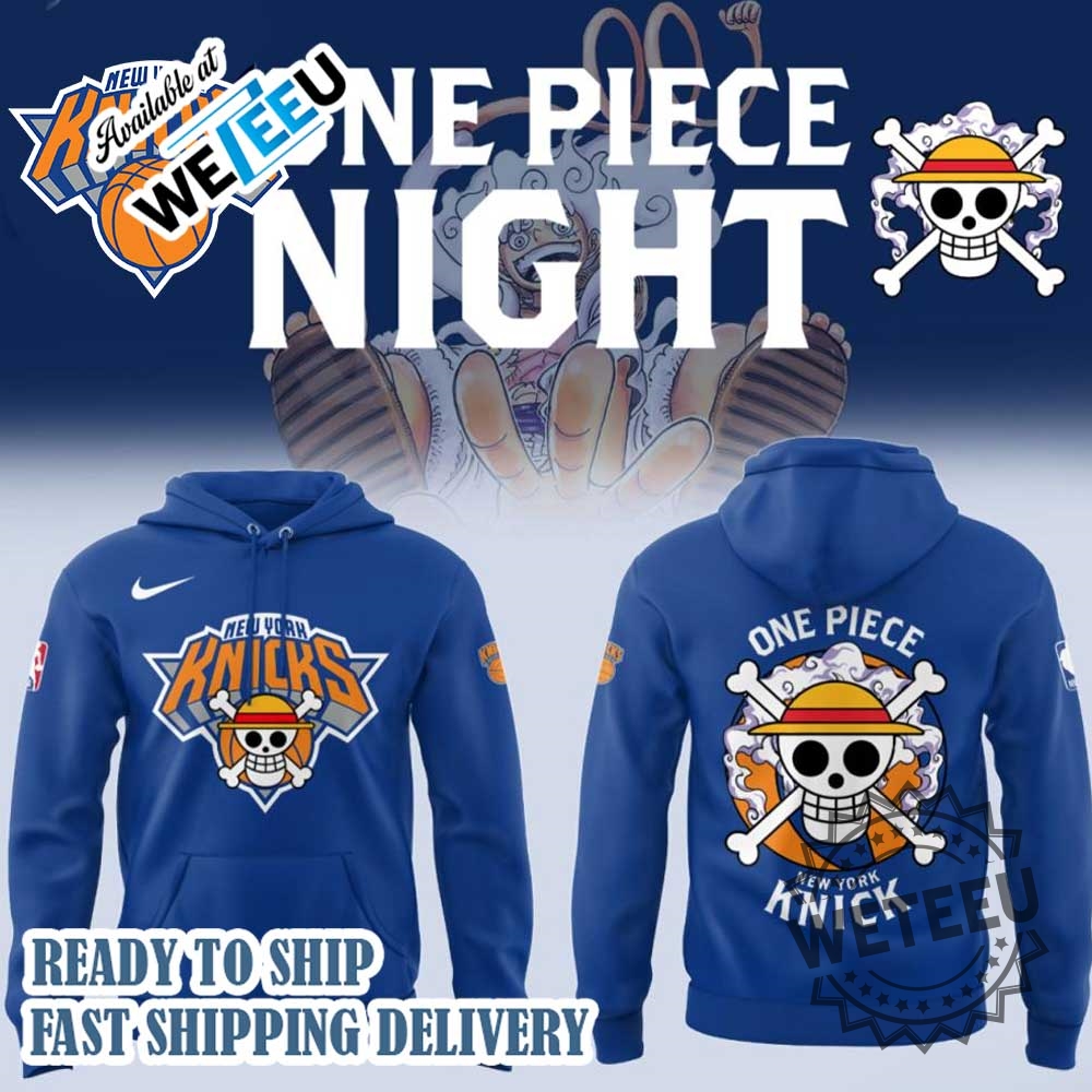 One Piece Night New York Knicks Limited Edition Hoodie