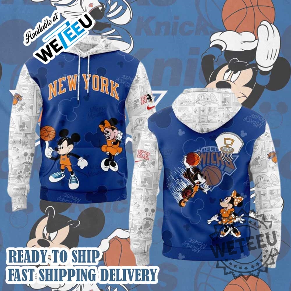 New York Knicks Mickey And Friends Hoodie