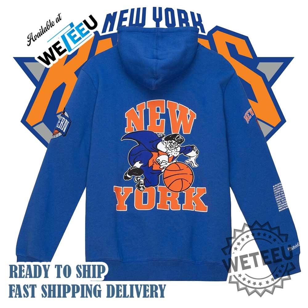Unisex Mitchell And Ness Royal New York Knicks Team Origins Pullover Hoodie 4 Unisex Mitchell and Ness Royal New York Knicks Team Origins Pullover Hoodie