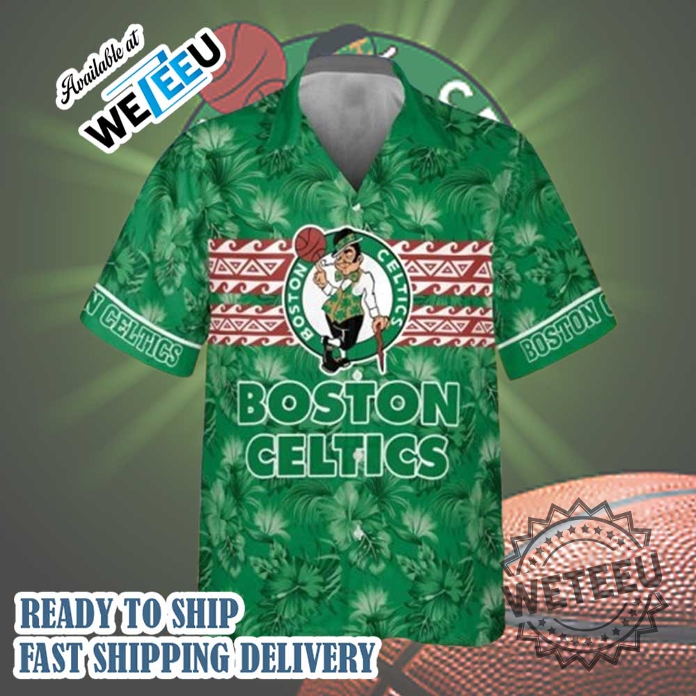 Boston Celtics National Basketball Association 2023 Hibiscus Pattern Aop Hawaiian Shirt 4 Boston Celtics National Basketball Association 2023 Hibiscus Pattern AOP Hawaiian Shirt