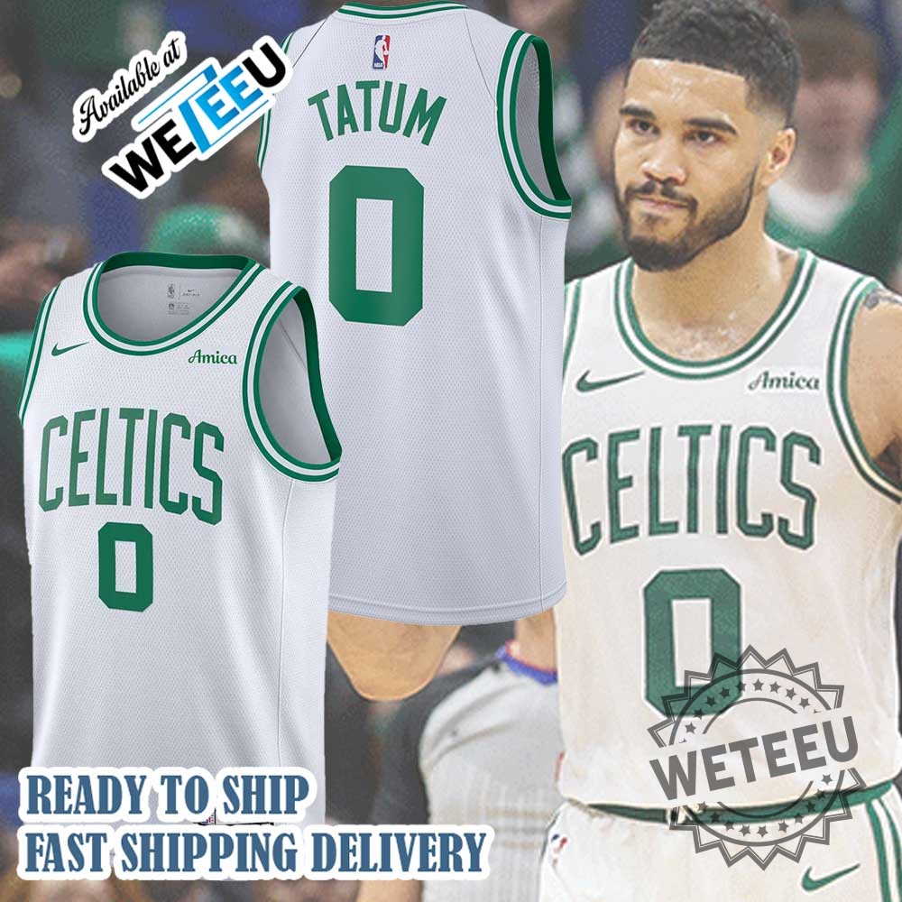 Unisex Nike Jayson Tatum White Boston Celtics Swingman Jersey