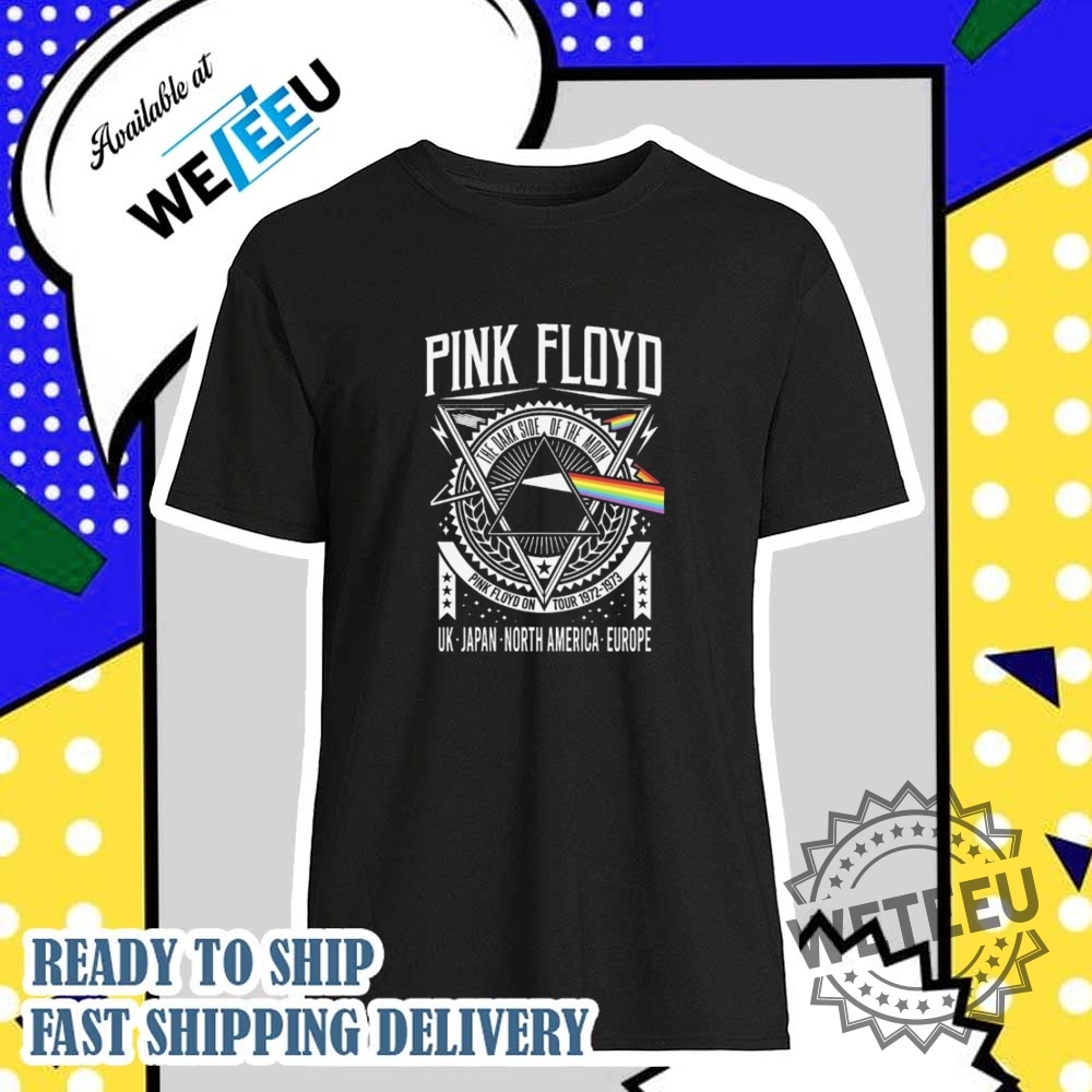 Pink Floyd The Dark Side Of The Moon Bootleg Shirt Vintage Rock Music Shirt