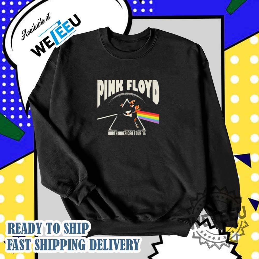 Pink Floyd New North American Tour Bootleg Shirt Limited Edition Pink Floyd Tour Tee 5 Pink Floyd New North American Tour Bootleg Shirt - Limited Edition Pink Floyd Tour Tee