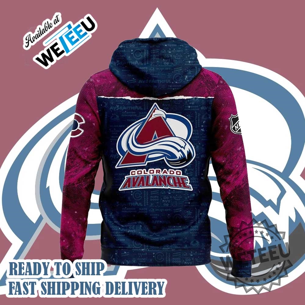 Colorado Avalanche Girls Hockey Night Limited Edition Hoodie Special Edition Nhl Apparel 5 Colorado Avalanche Girls Hockey Night Limited Edition Hoodie – Special Edition NHL Apparel