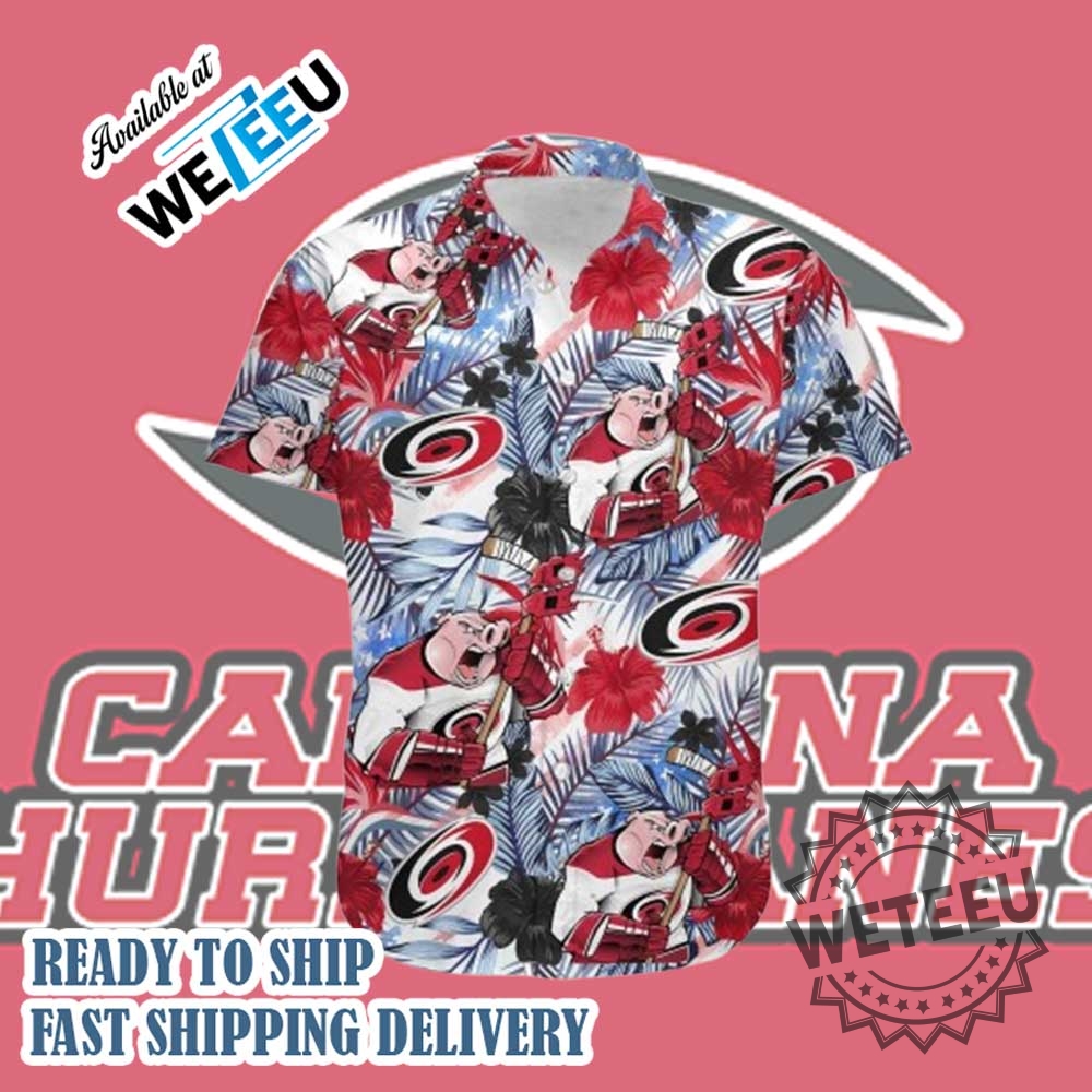 Personalized Carolina Hurricanes Tropical Floral America Flag Hawaiian Shirt Custom Nhl Fan Apparel 5 Personalized Carolina Hurricanes Tropical Floral America Flag Hawaiian Shirt – Custom NHL Fan Apparel