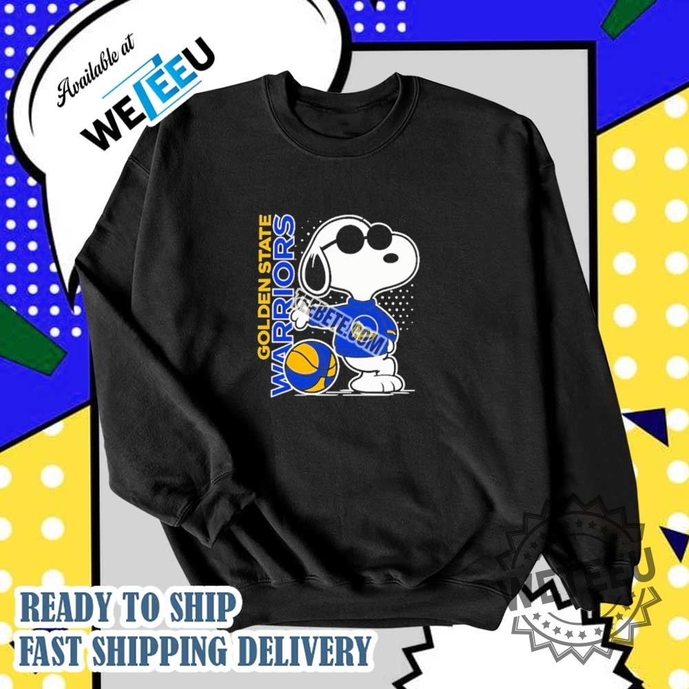 Golden State Warriors Vs Snoopy Funny Basketball Shirt 5 Golden State Warriors Vs Snoopy Funny Basketball Shirt