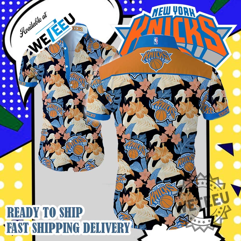 Nba New York Knicks Hawaiian Hawaiian Shirt Summer Button Up
