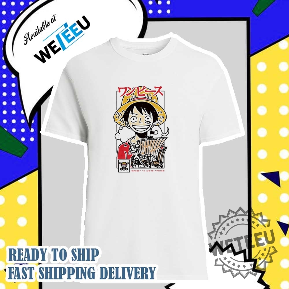Monkey D. Luffy Pirate Shirt One Piece Anime Fans Tee