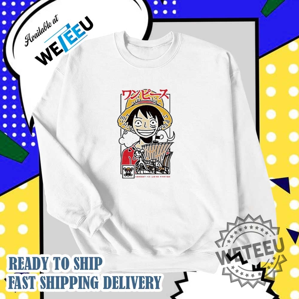 Monkey D. Luffy Pirate Shirt One Piece Anime Fans Tee 6 Monkey D. Luffy Pirate Shirt – One Piece Anime Fans Tee