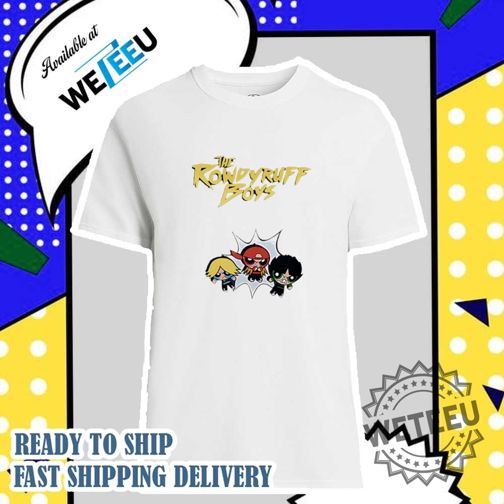 "Top Trendy Graphic Tees for Anime, Cartoon, and Music Fans" 3 The Rowdyruff Boys Powerpuff Girls Shirt Cartoon Lovers Gift
