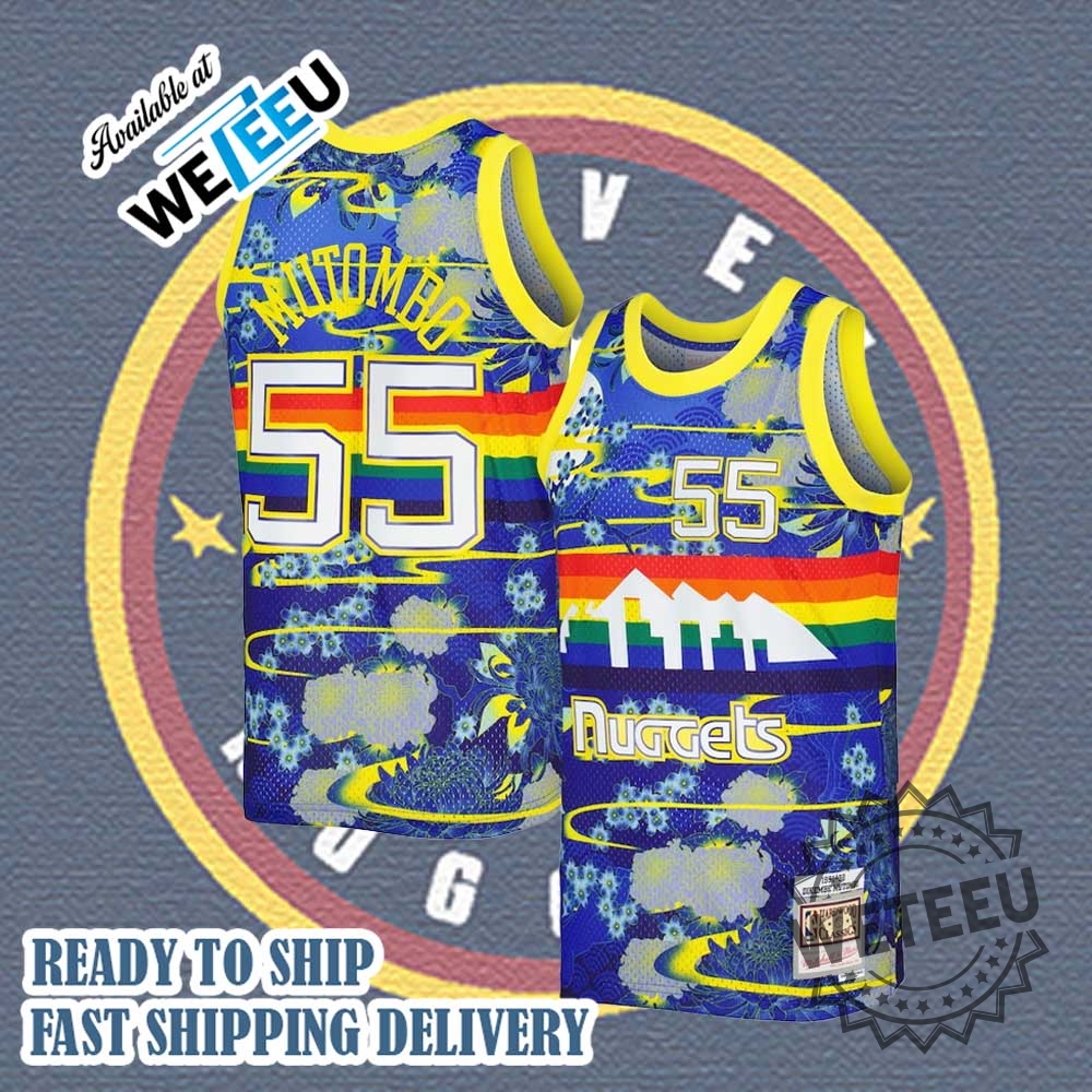 Dikembe Mutombo Denver Nuggets Mitchell And Ness Hardwood Classics Lunar New Year Swingman Jersey