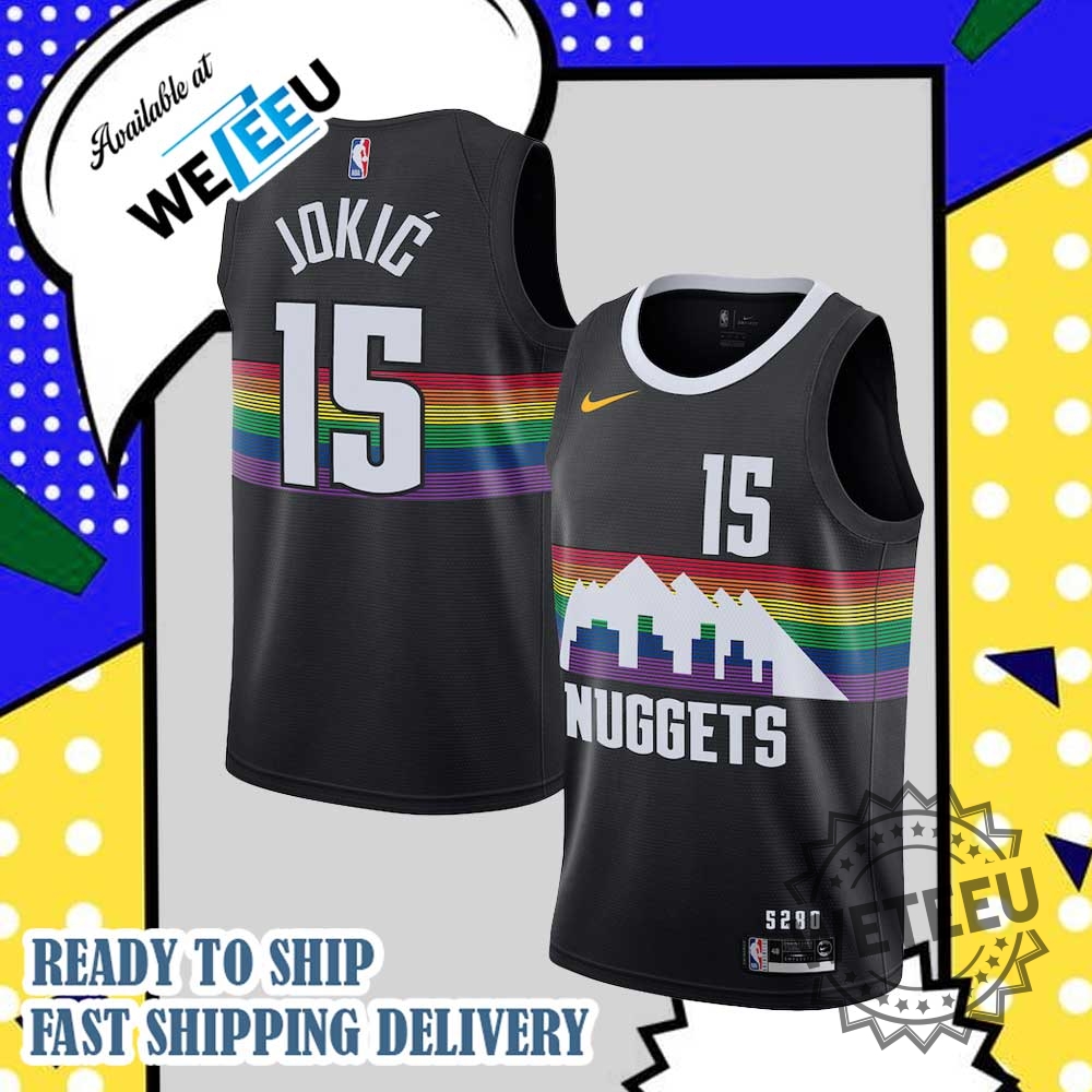 Nikola Jokic Denver Nuggets Nike 201920 Swingman Jersey Black City Edition 5 Nikola Jokic Denver Nuggets Nike 2019/20 Swingman Jersey Black City Edition