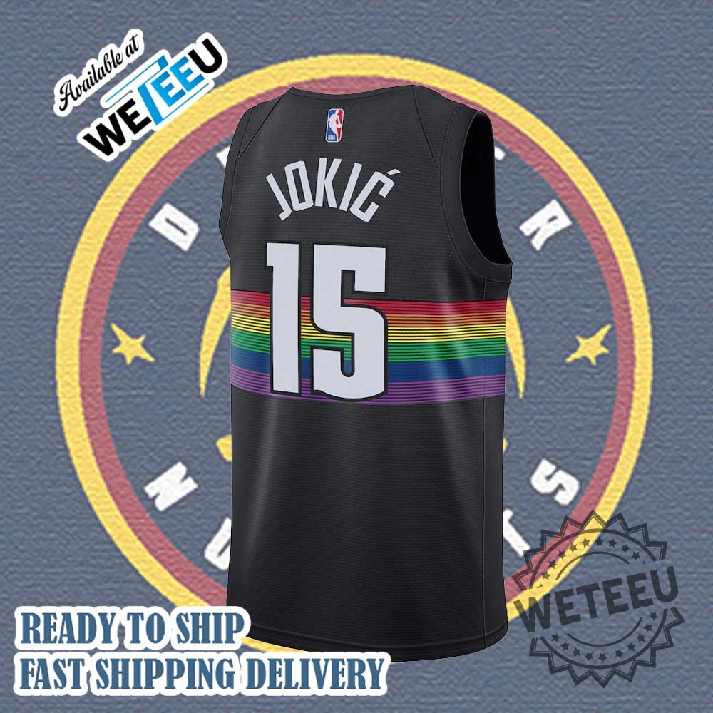 Nikola Jokic Denver Nuggets Nike 201920 Swingman Jersey Black City Edition 7 Nikola Jokic Denver Nuggets Nike 2019/20 Swingman Jersey Black City Edition