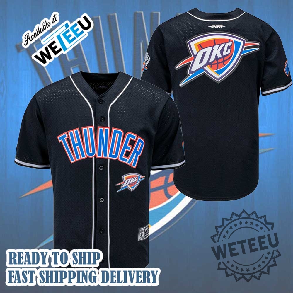 2025 Oklahoma City Thunder Pro Standard Baseball Jersey