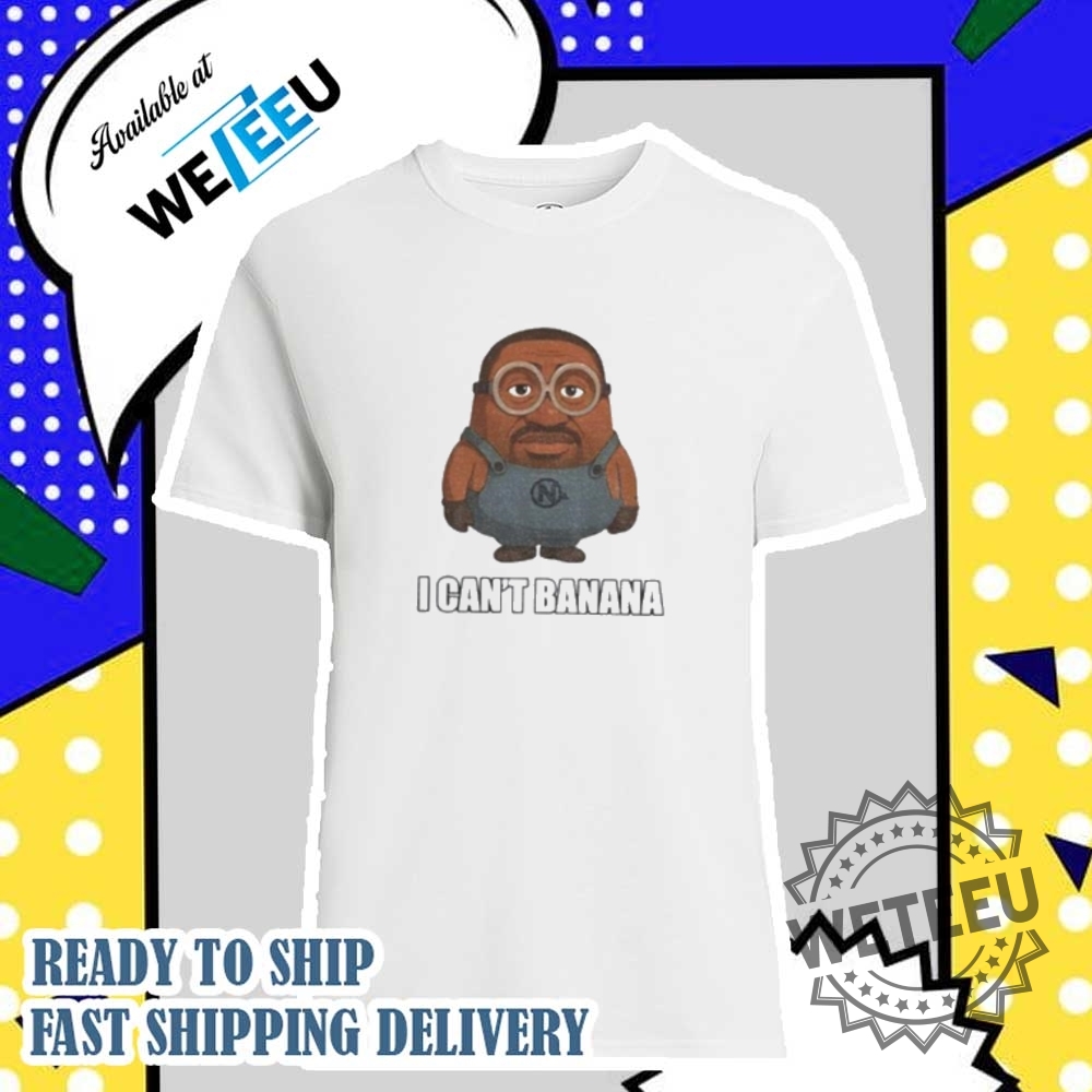 "Stylish and Fun Cinco De Mayo Shirts for Men and Kids" 10 I Cant Banana George Floyd Black Minion Shirt Bold Graphic Tee