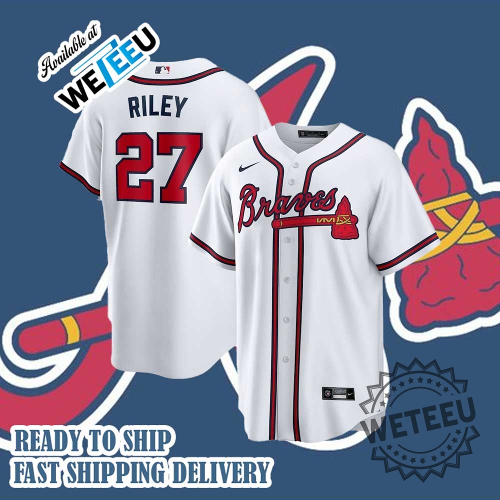 Austin Riley Atlanta Braves Nike Home Player White Jersey