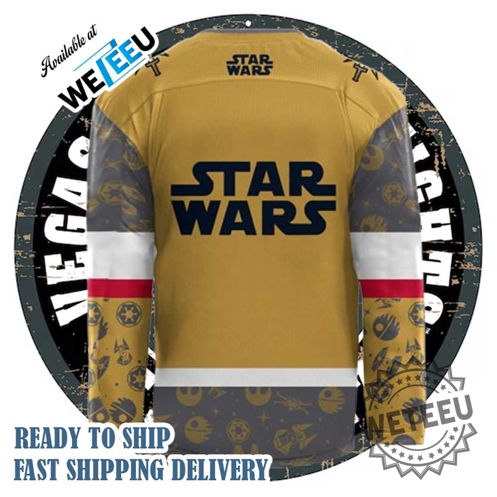 Vegas Golden Knights X Star Wars Night 2024 Special Jersey 6 Vegas Golden Knights x Star Wars Night 2024 Special Jersey