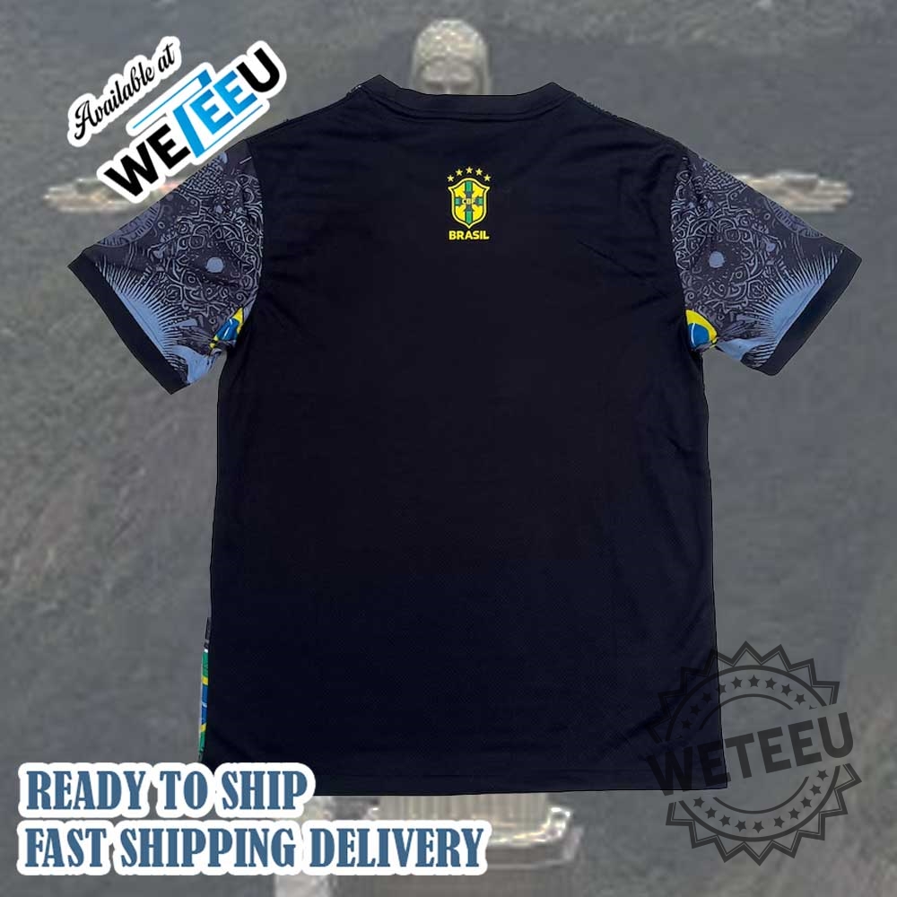 Brazil Jesus Black Jersey Brazil Concept Football Shirt Limited Edition 2025 6 Brazil Jesus Black Jersey - Brazil Concept Football Shirt Limited Edition 2025