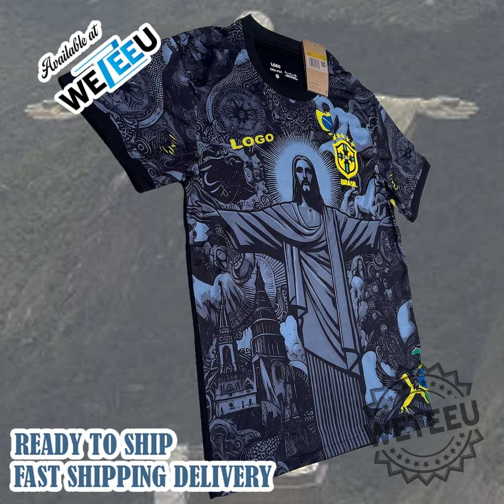 Brazil Jesus Black Jersey Brazil Concept Football Shirt Limited Edition 2025 7 Brazil Jesus Black Jersey - Brazil Concept Football Shirt Limited Edition 2025