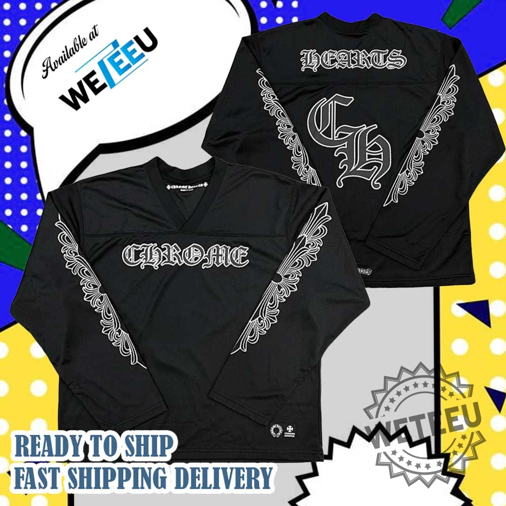 Vintage Chrome Hearts Hockey Jersey Summer Set Streetwear Gothic Chrome Hearts Sports Mesh Warm Up Jersey 7 Vintage Chrome Hearts Hockey Jersey Summer Set Streetwear Gothic - Chrome Hearts Sports Mesh Warm Up Jersey
