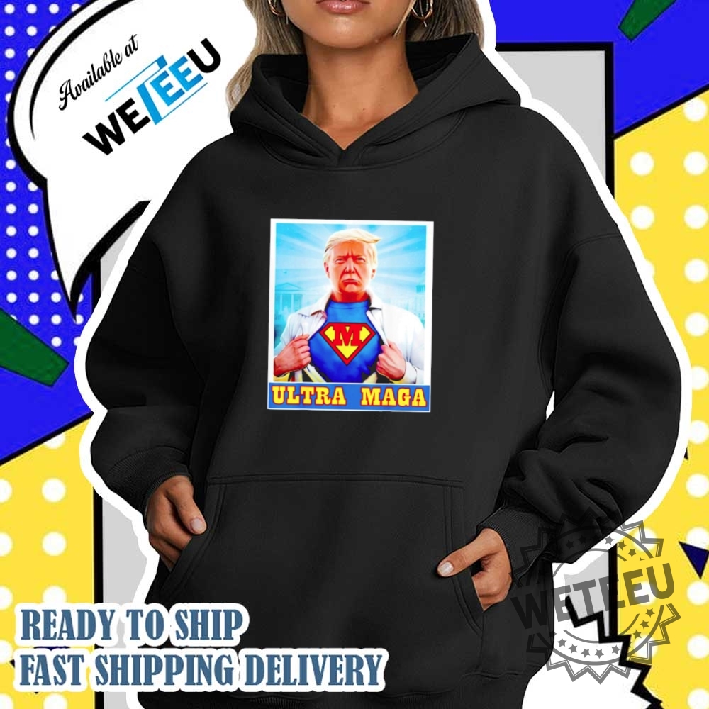 Donald Trump Ultra Maga Superman Tshirt Political Parody 2024 Tee 5 Donald Trump Ultra MAGA Superman T-Shirt – Political Parody 2024 Tee