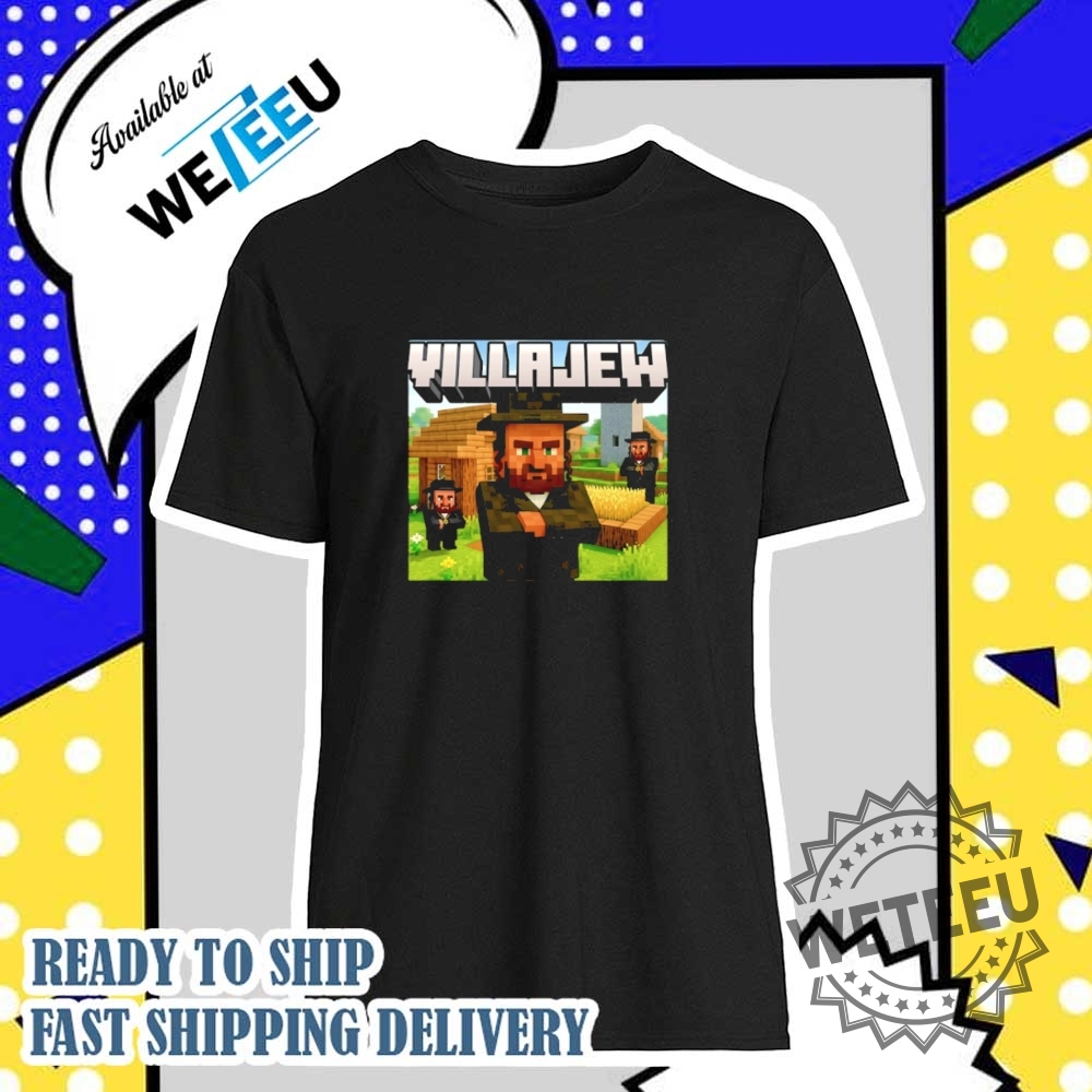 Villagers Lego Shirt  Video Game Brick Art Inspired Tee