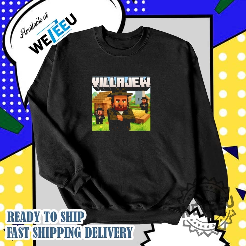 Villagers Lego Shirt Video Game Brick Art Inspired Tee 6 Villagers LEGO Shirt – Video Game Brick Art Inspired Tee