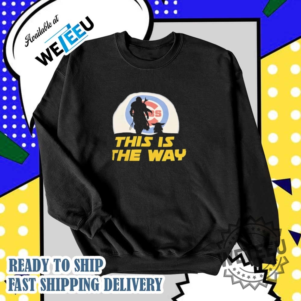 Chicago Cubs X Star Wars Shirt This Is The Way Baseball Crossover Tee 6 Chicago Cubs x Star Wars Shirt – This Is The Way Baseball Crossover Tee